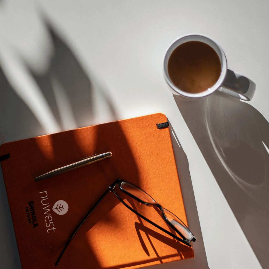 nuwest group orange notebook